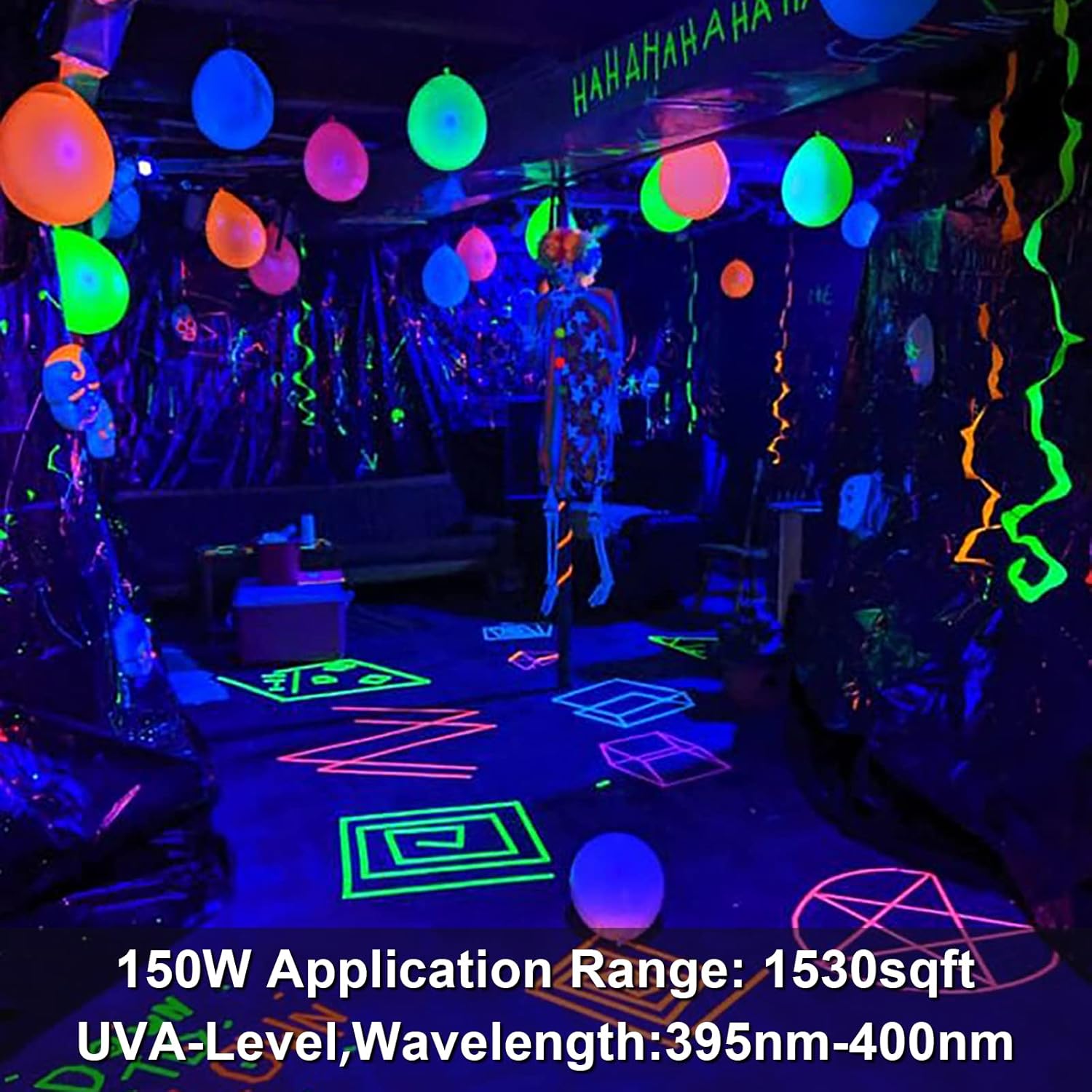 CREATESTAR Luce Nera UV 150W con Interruttore IP65 - immagine 2