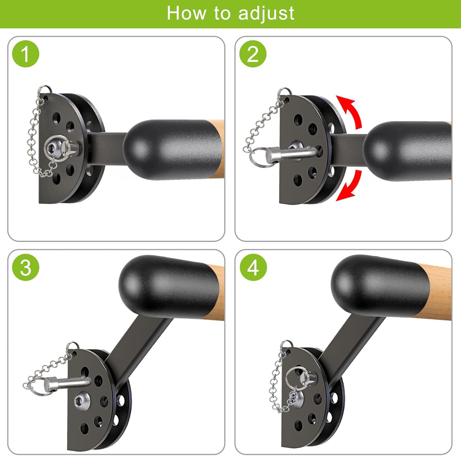 Kipika Barra da Balletto Tradizionale in Legno massello da Parete - immagine 5