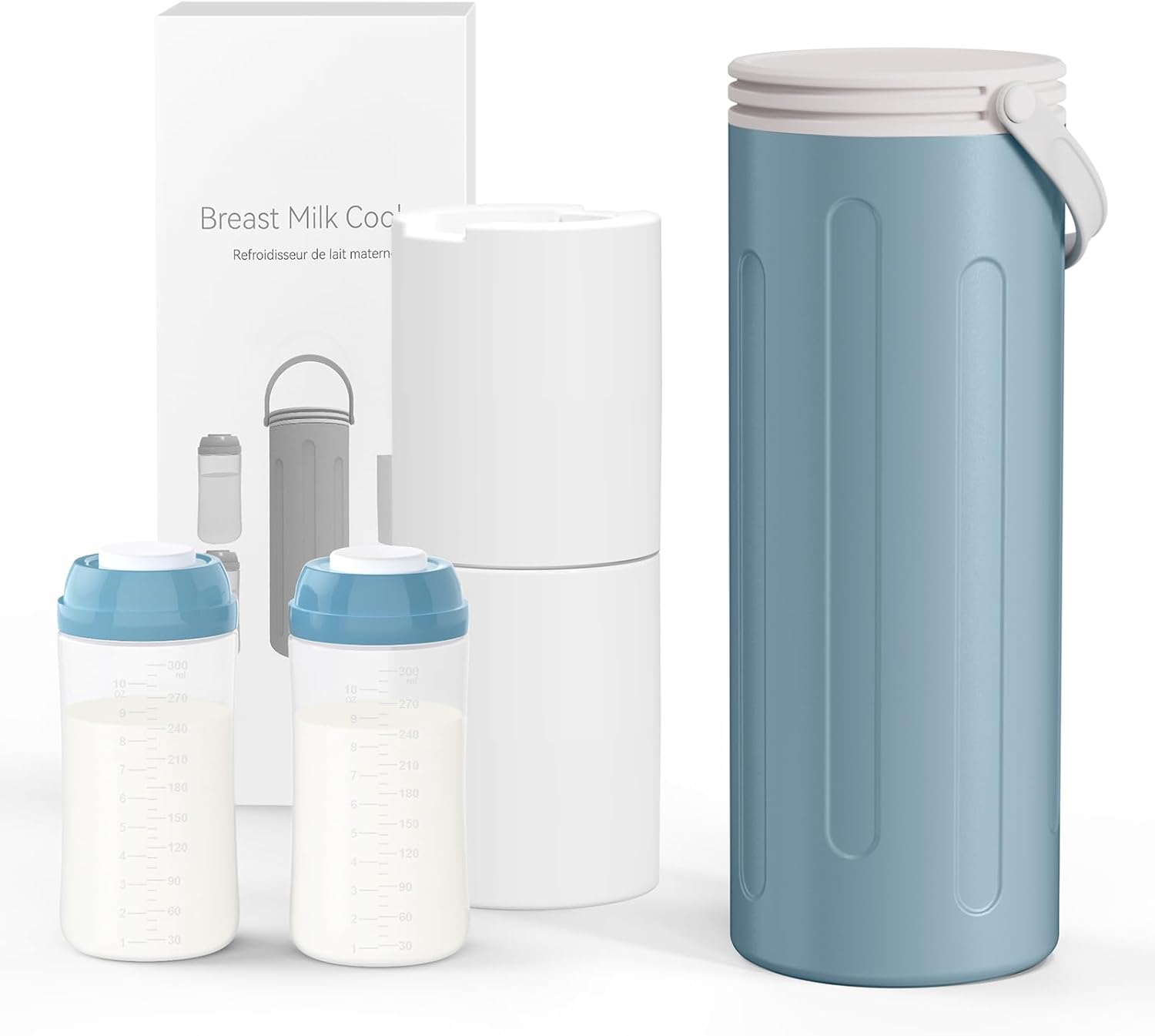 Raffreddatore per Latte Materno 24h con 2 Biberon - immagine 1