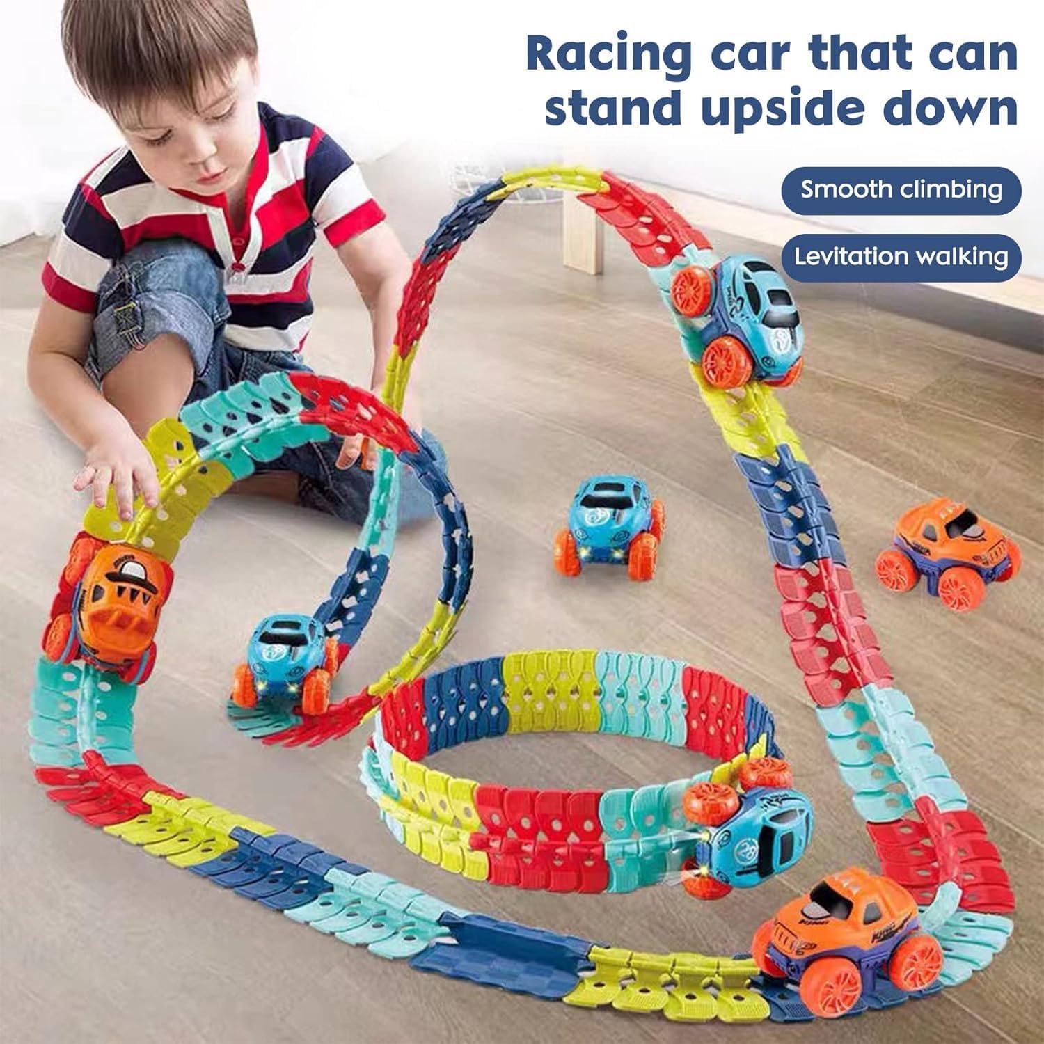 Autennbahn - Set da Gioco Luminoso con Auto Magic Track - immagine 2