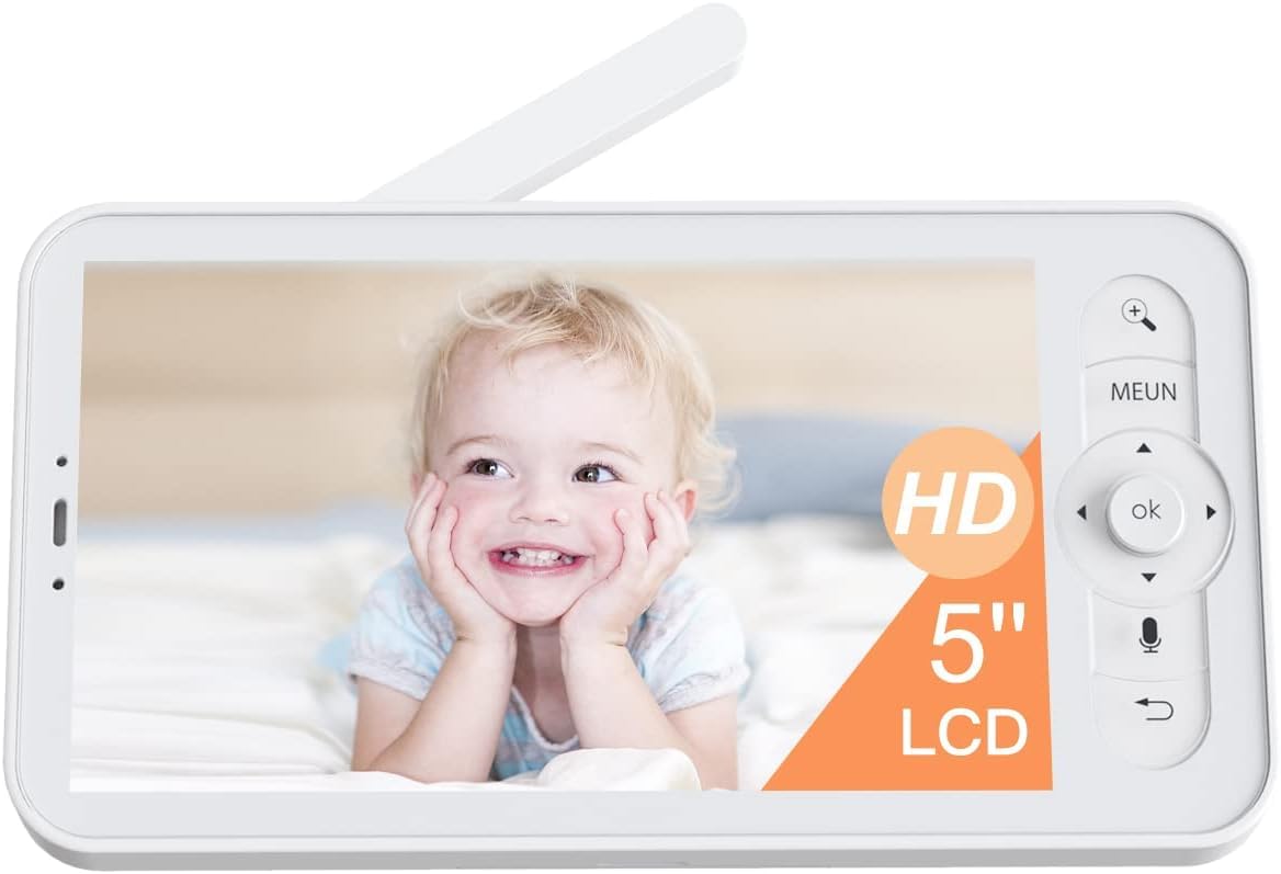 Arenti Schermo 5" a Colori per Baby Monitor 720P