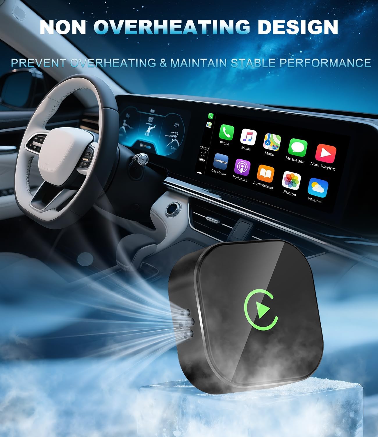 Adattatore CarPlay Wireless 2025 USB-C Plug and Play - immagine 5