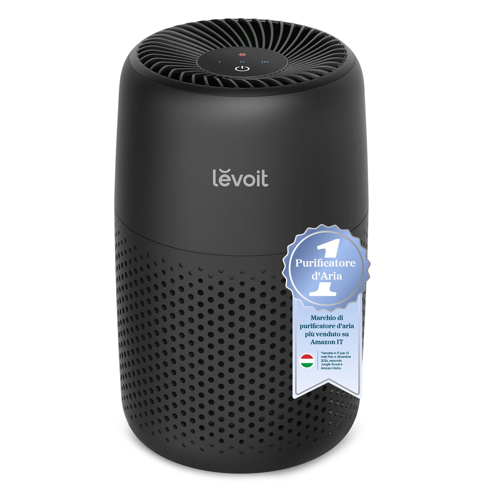 Levoit Core Mini Purificatore d’Aria HEPA, Nero