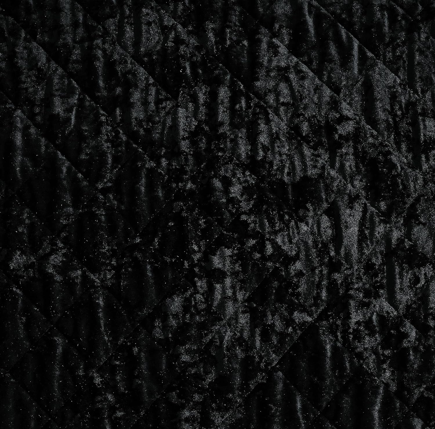 Chezmoi Collection Lux - Set Biancheria Letto Velluto Nero - immagine 4