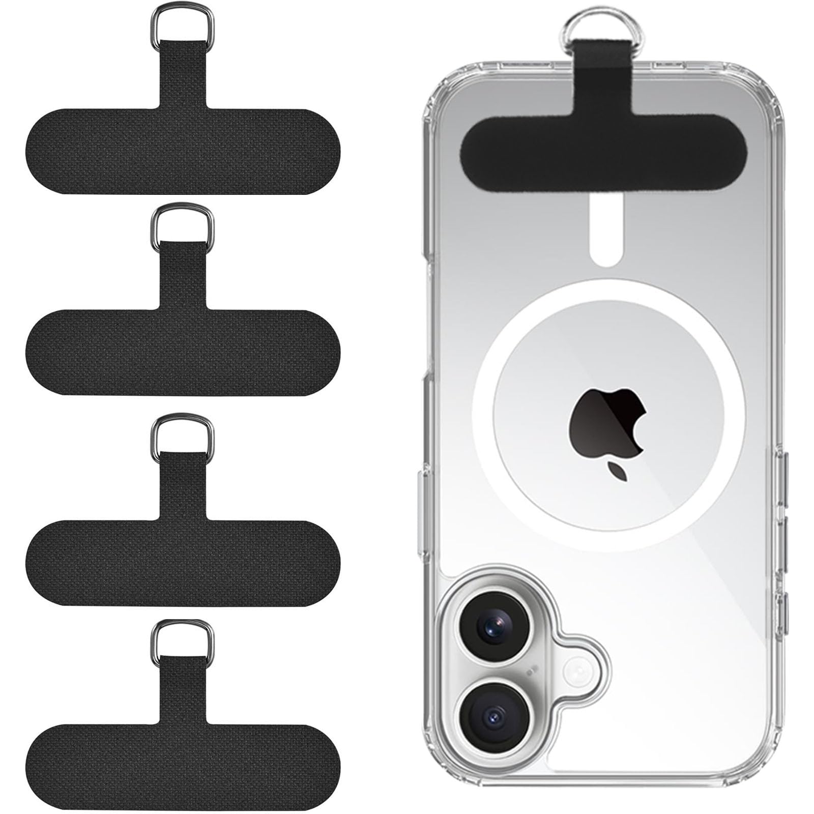 Wanme Toppa Universale per Cordino Cellulare 4 Pezzi