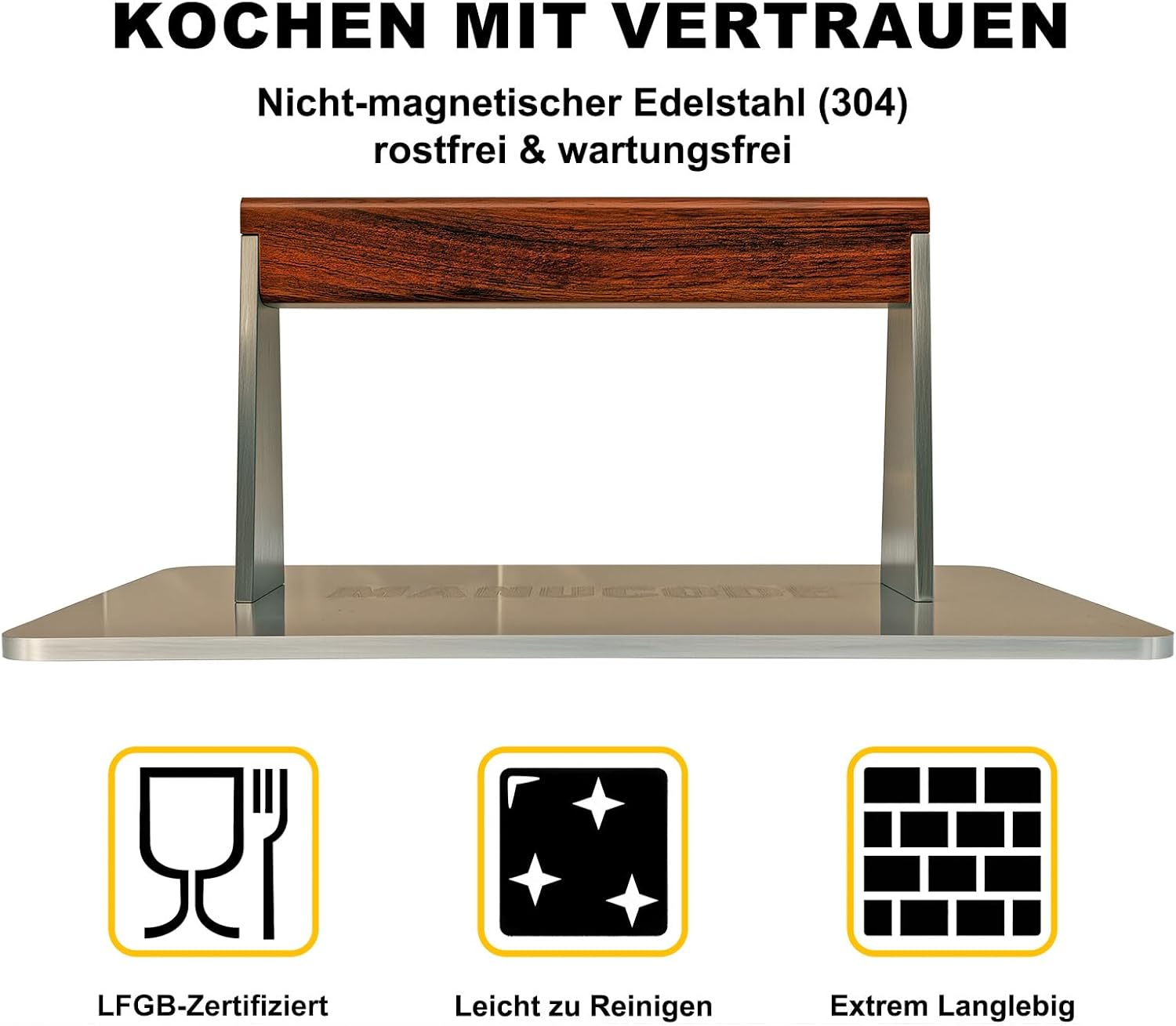 Pressa per Hamburger in Acciaio Inossidabile 1.4kg - immagine 4