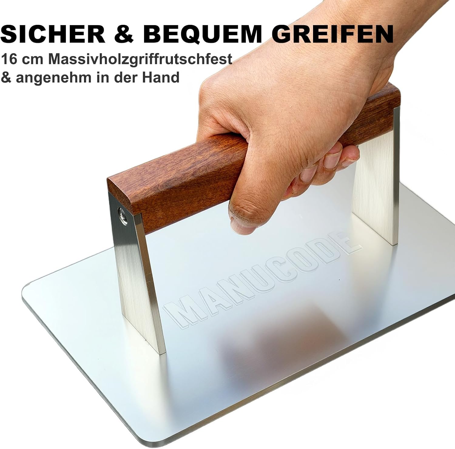 Pressa per Hamburger in Acciaio Inossidabile 1.4kg - immagine 5