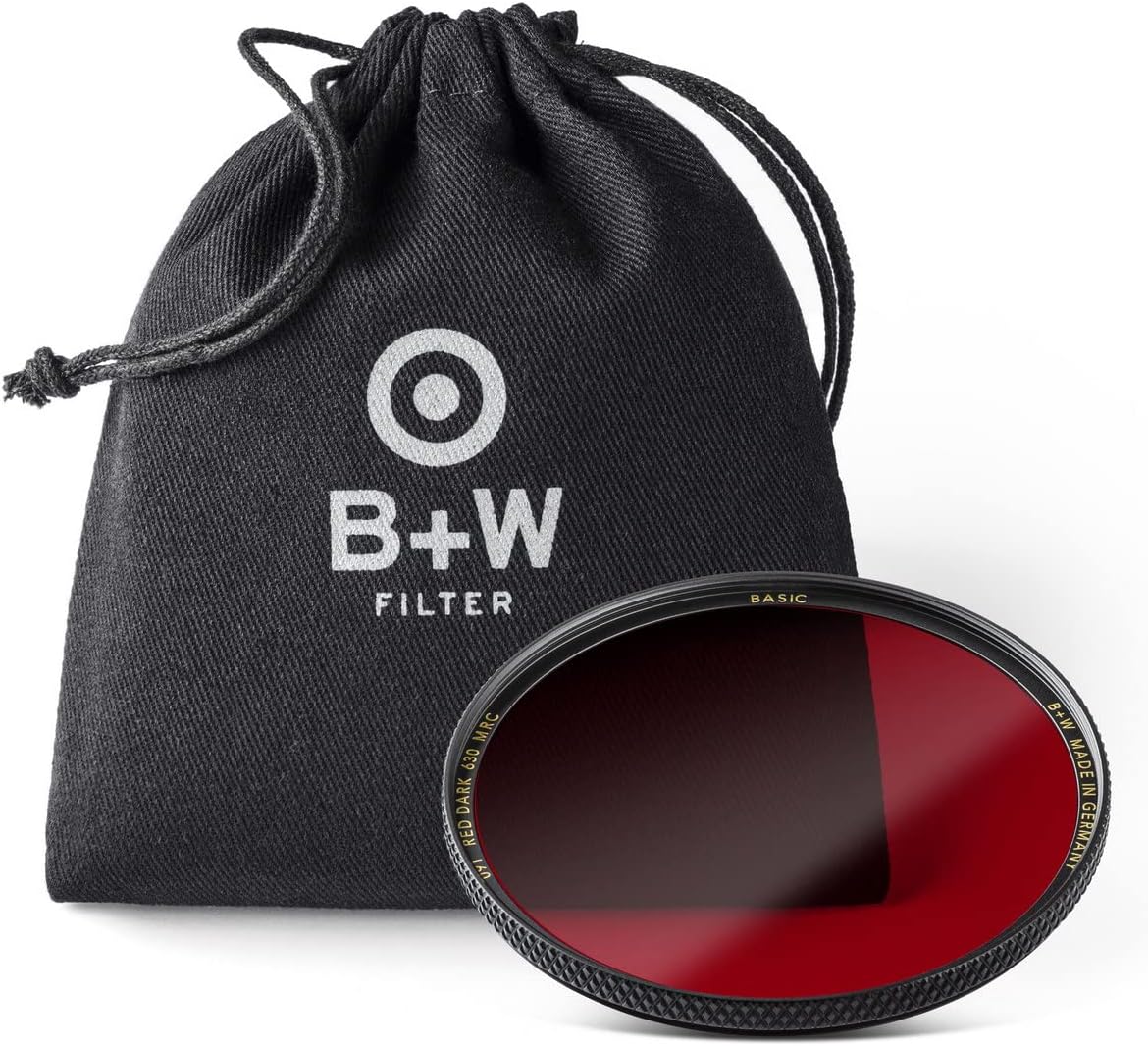 B+W Basic Red Dark 630 Filter MRC 39mm - Sostituisce F-Pro 66-10699 - immagine 2