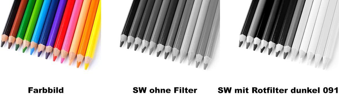 B+W Basic Red Dark 630 Filter MRC 39mm - Sostituisce F-Pro 66-10699 - immagine 4