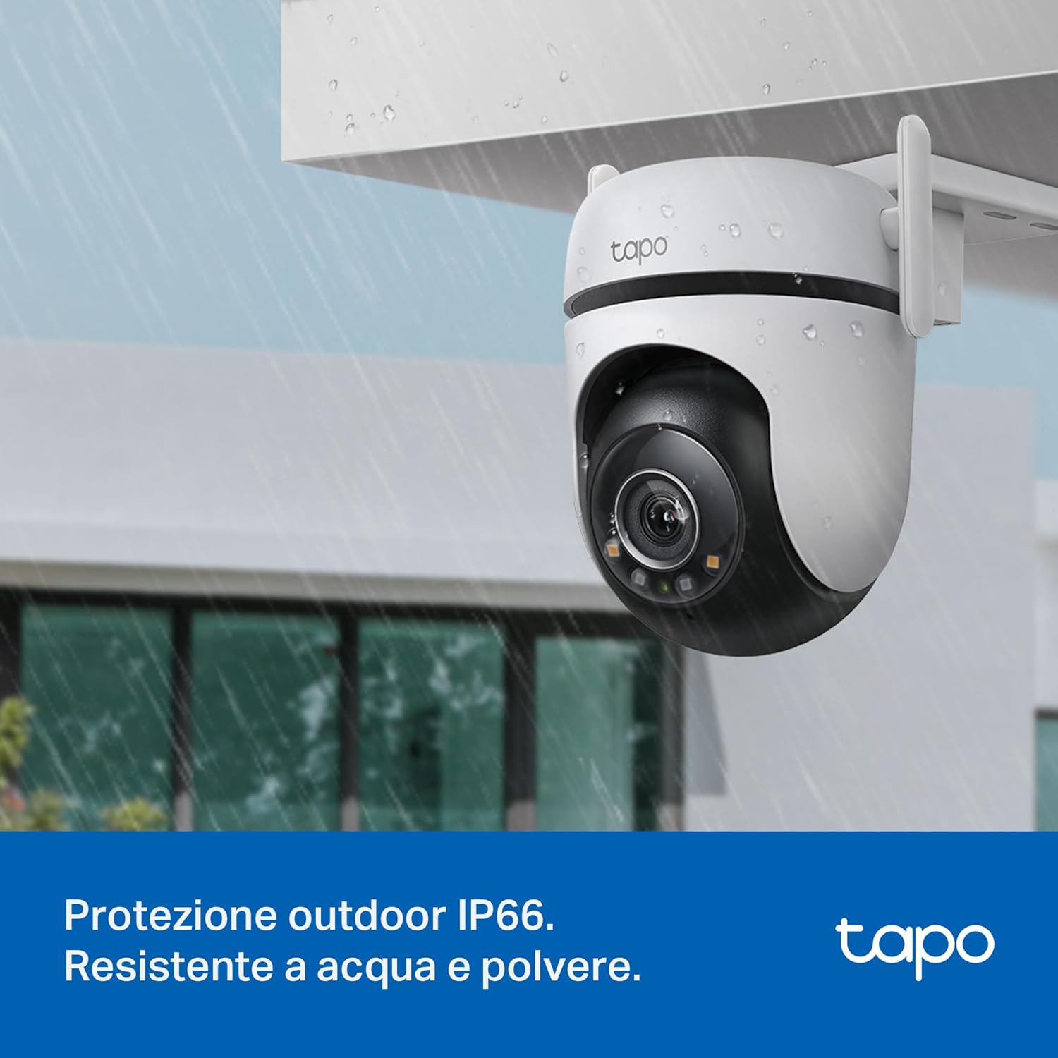 Tapo C52A - Telecamera WiFi Esterno 2K 4MP PTZ 360° - immagine 9