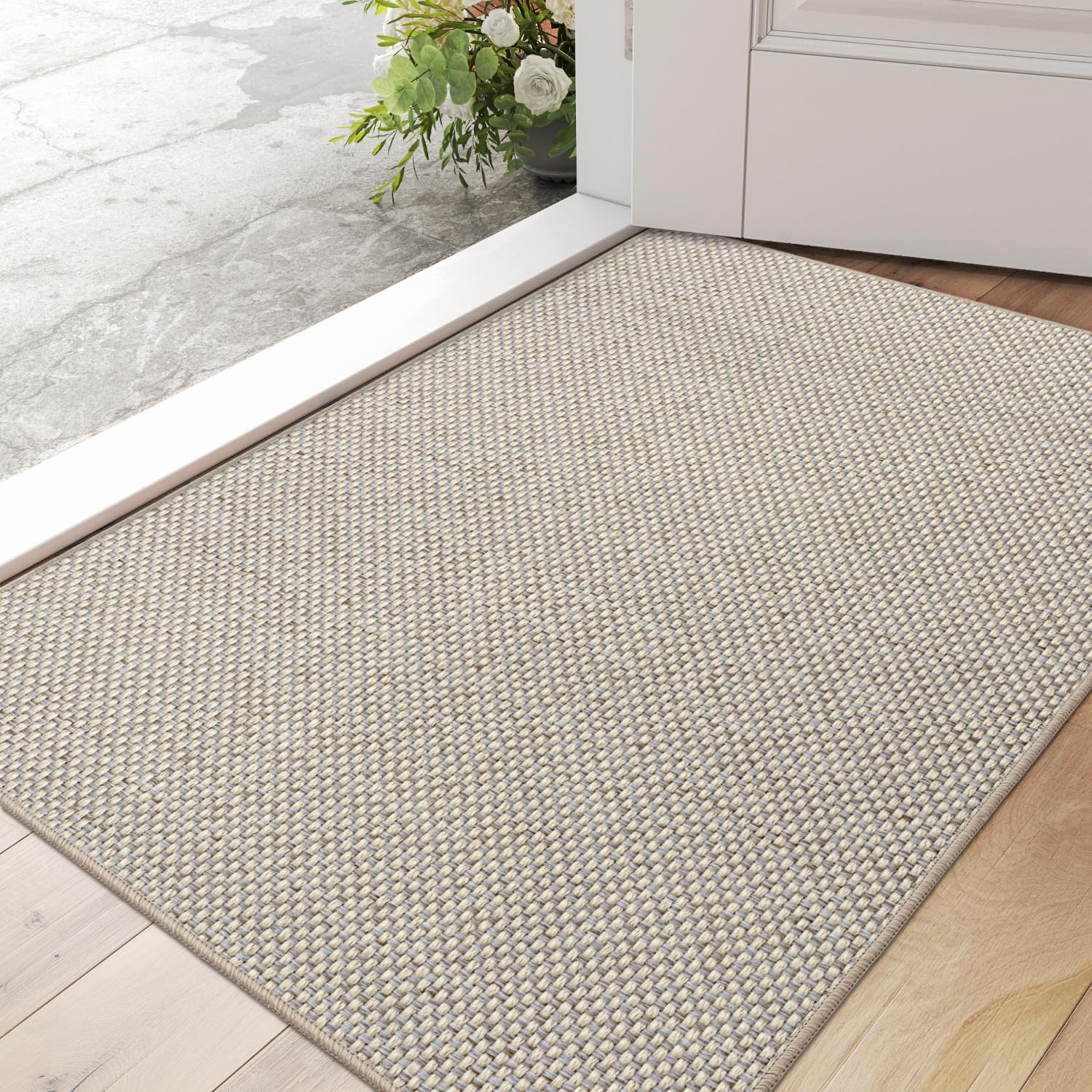 Dexi Zerbino Ingresso Interno 44x76 cm, Beige