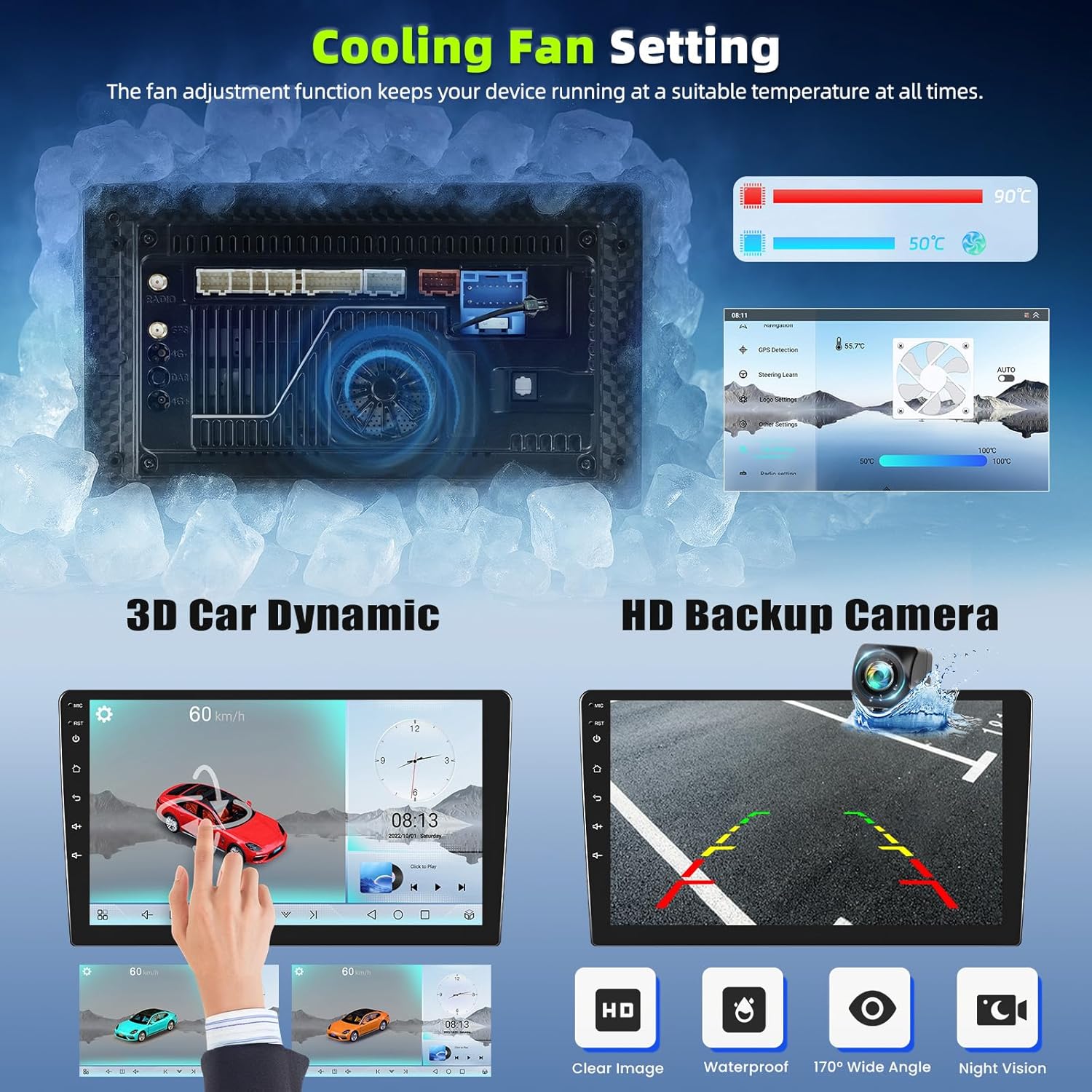 Autoradio Qualcomm 8 Core Android 15 per Kia Sportage - immagine 5