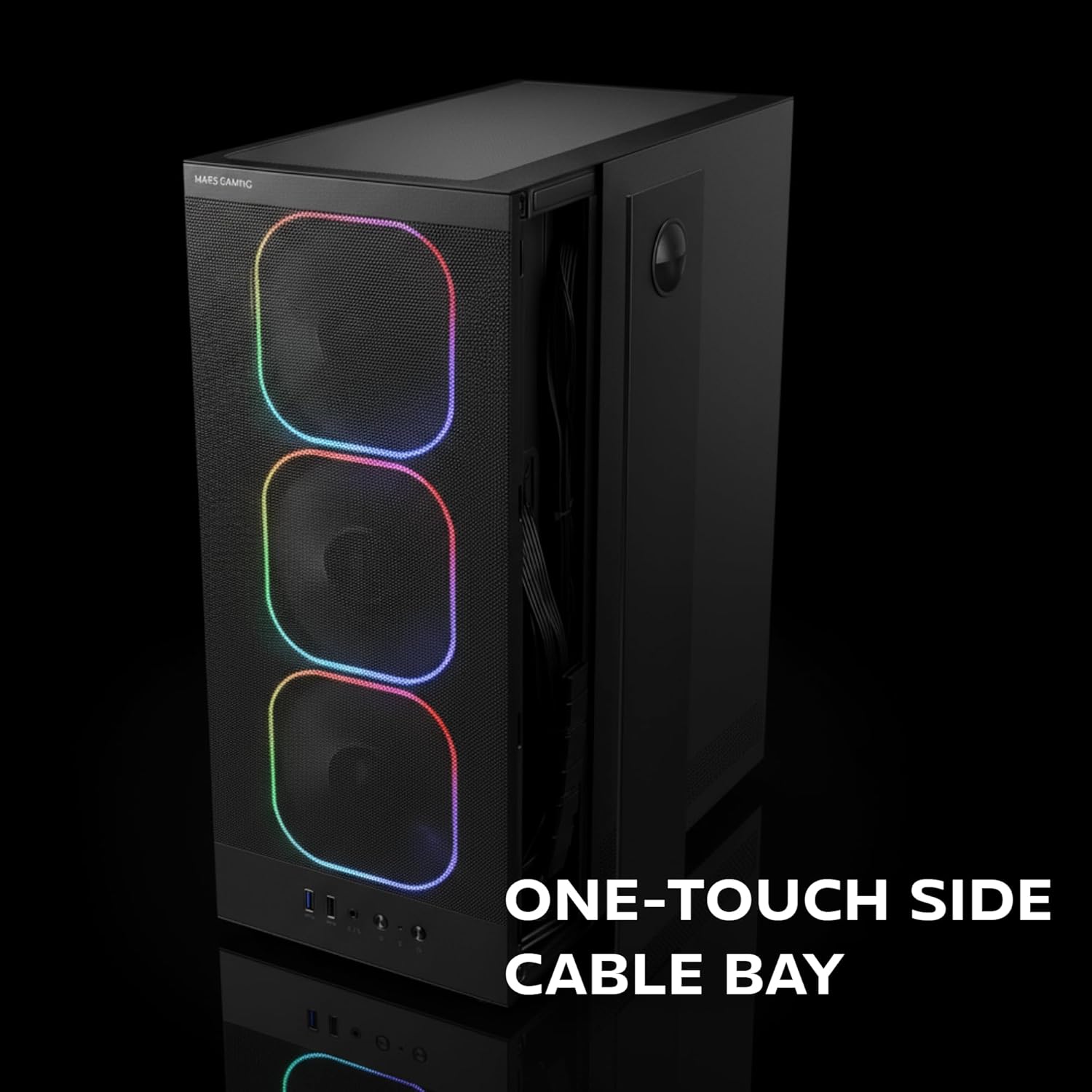 Mars Gaming MC-NEBULA Case Gaming ATX, Nero - immagine 3