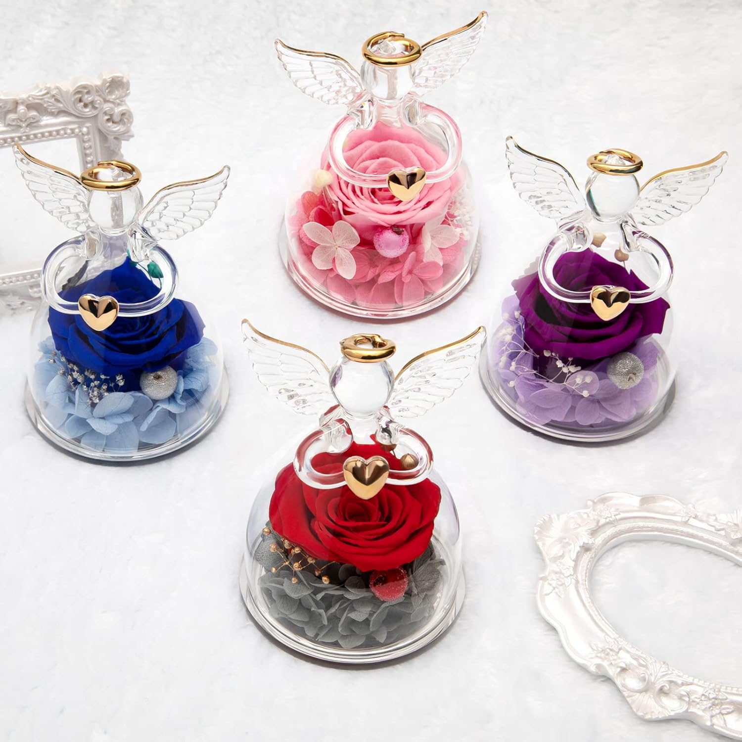 Yamonic Rosa Stabilizzata Vera in Angel Cupola - immagine 6