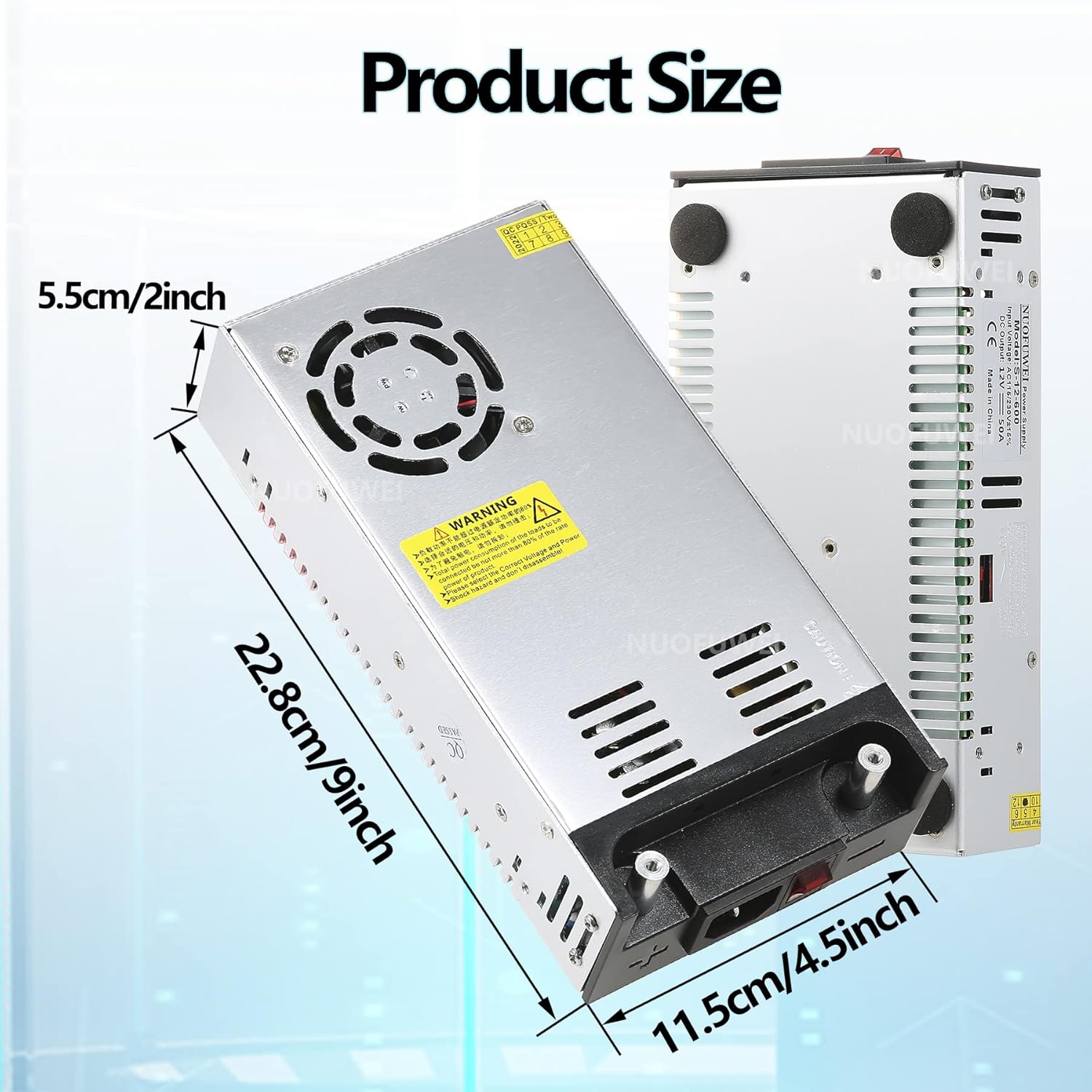 Alimentatore Trasformatore DC 12V 50A 600W - immagine 5