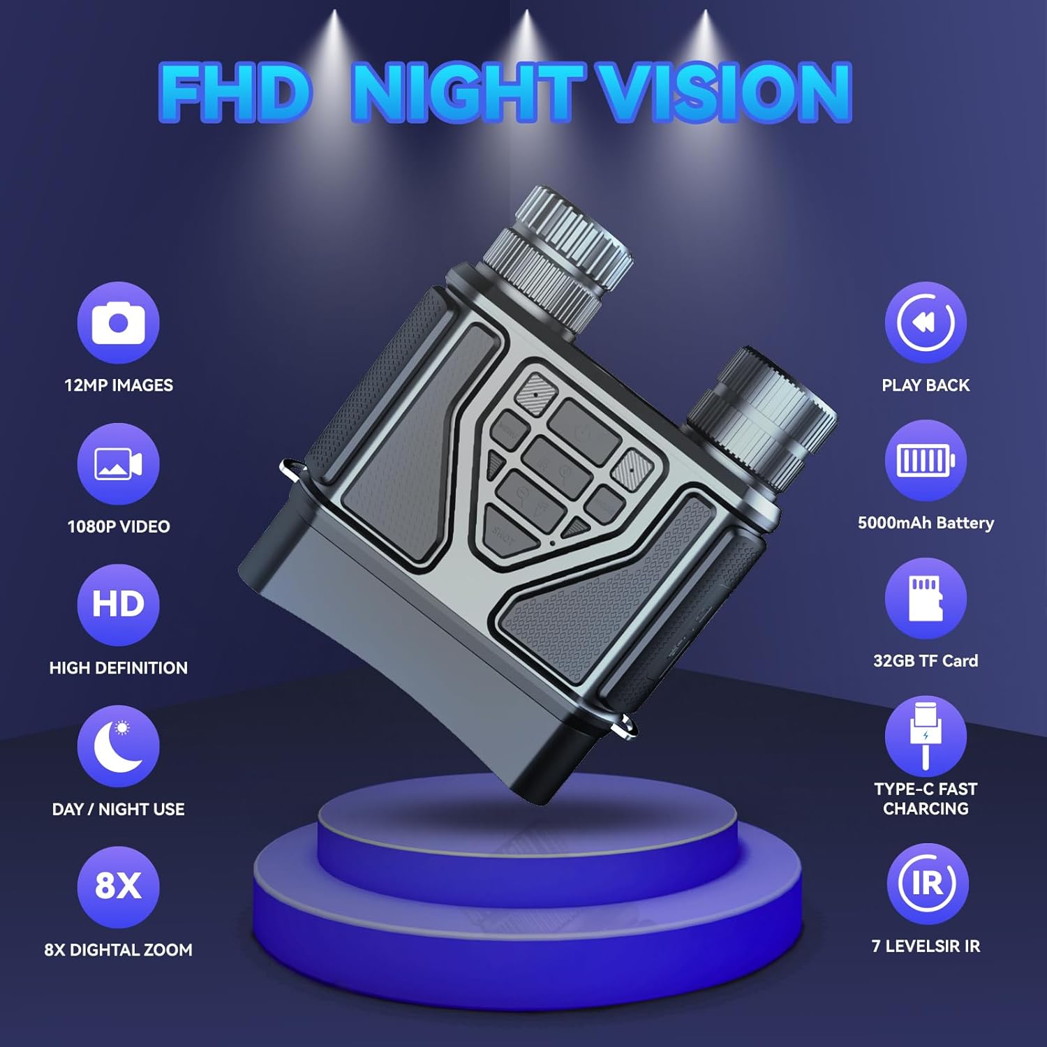 Visore Notturno Caccia con Memoria 32 GB - immagine 2