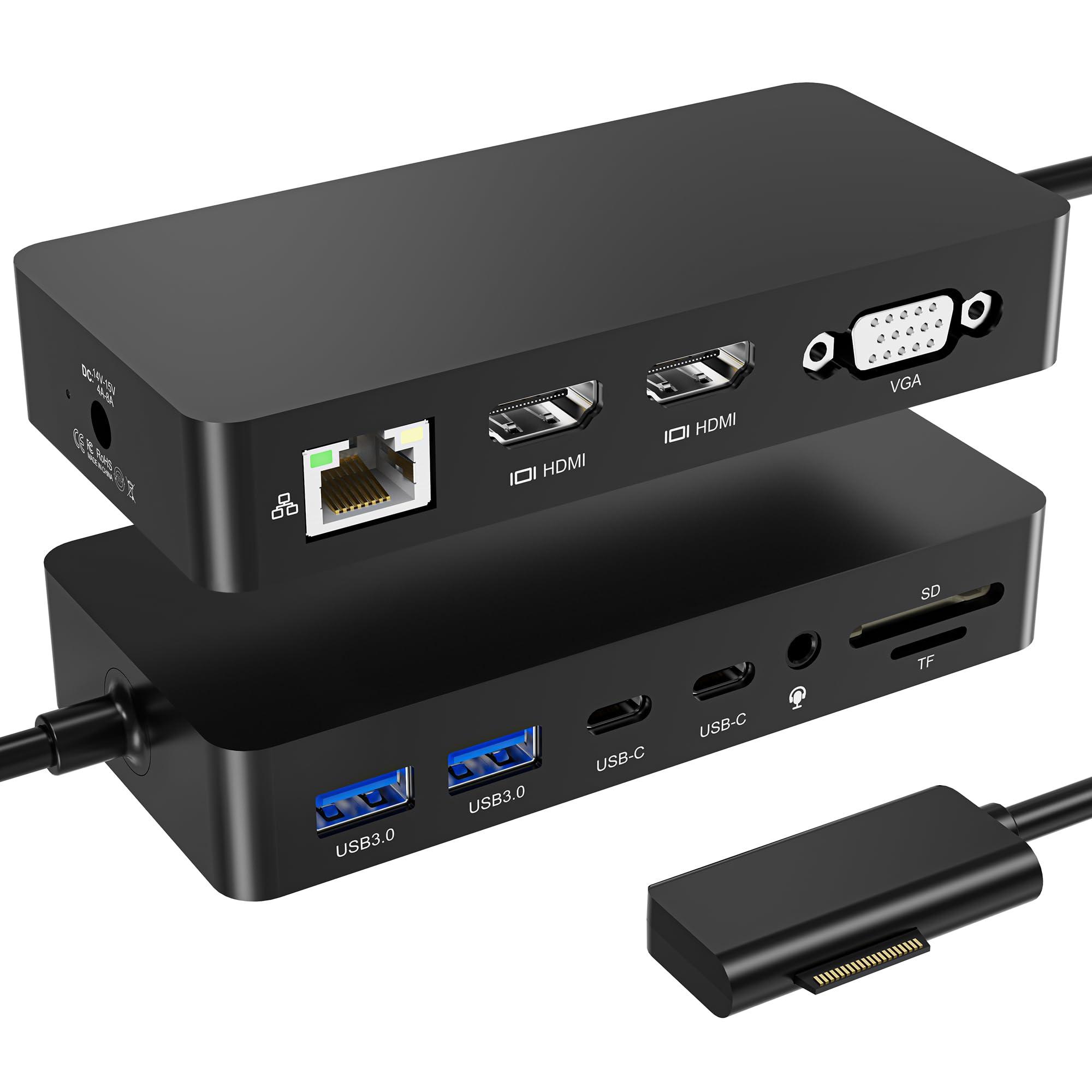 Microsoft Surface Dock - Docking Station 12-in-1 Triple Display