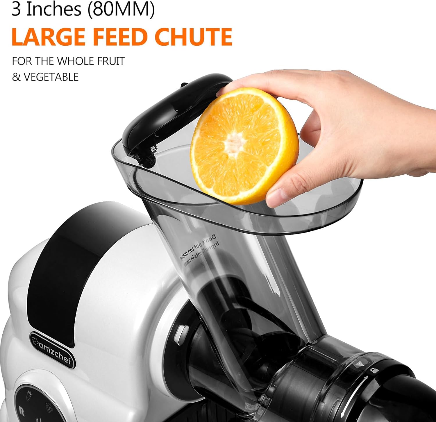 Amzchef Estrattore Frutta e Verdura, Blanco - immagine 2