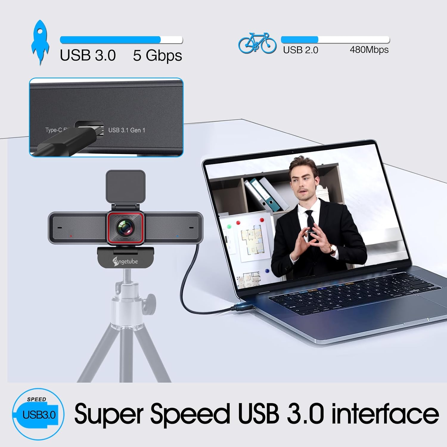 Webcam 4K Streaming con AI Tracking e HDR - immagine 6