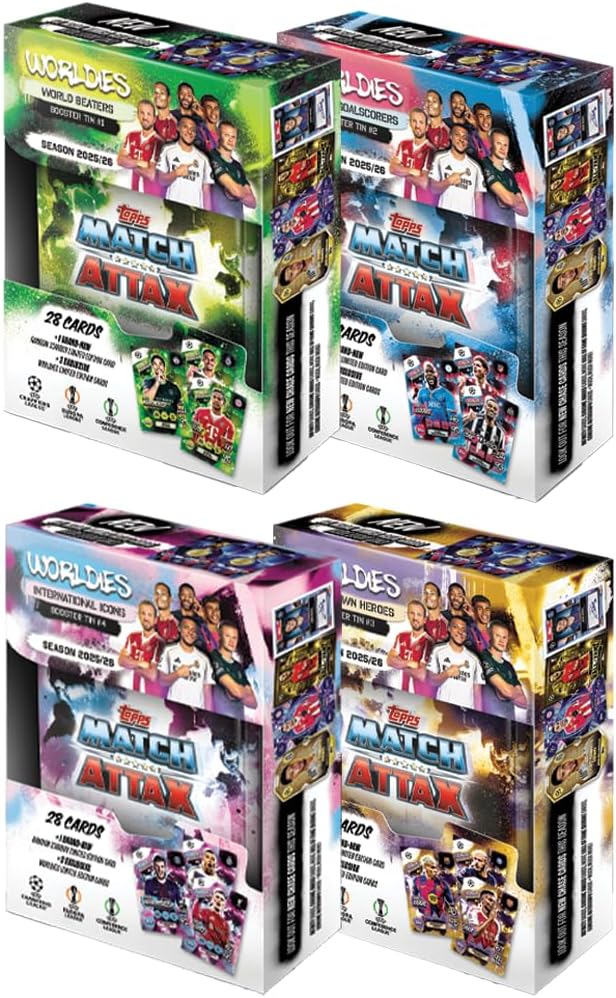Topps UCC Match Attax 2025/26 - Mini Tin Bundle - immagine 1