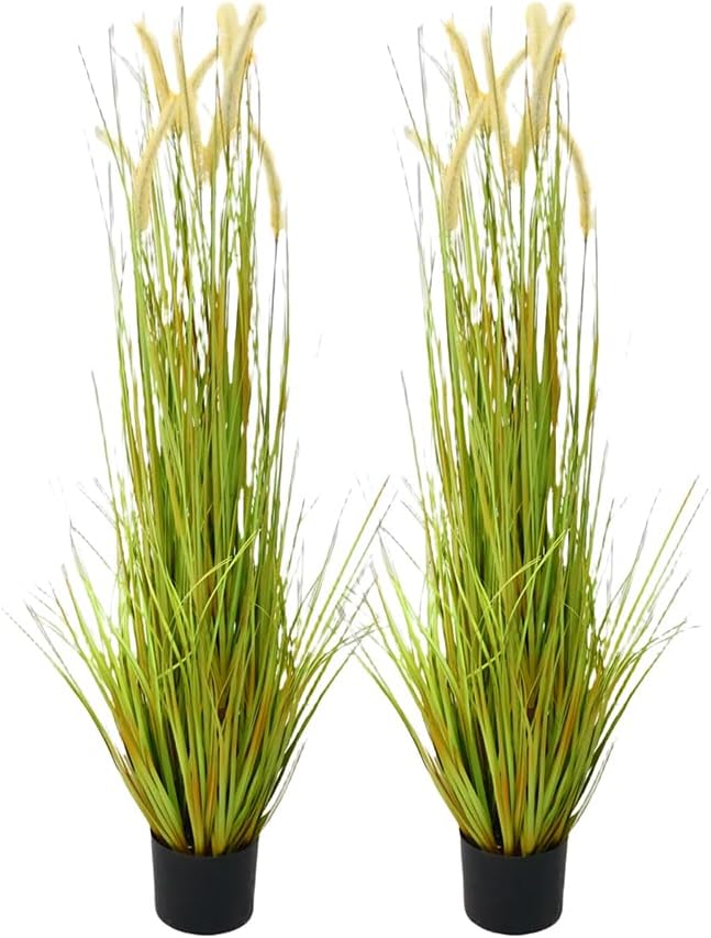 Erba Artificiale di Pampa in Vaso 120 cm (2 pezzi) - immagine 1