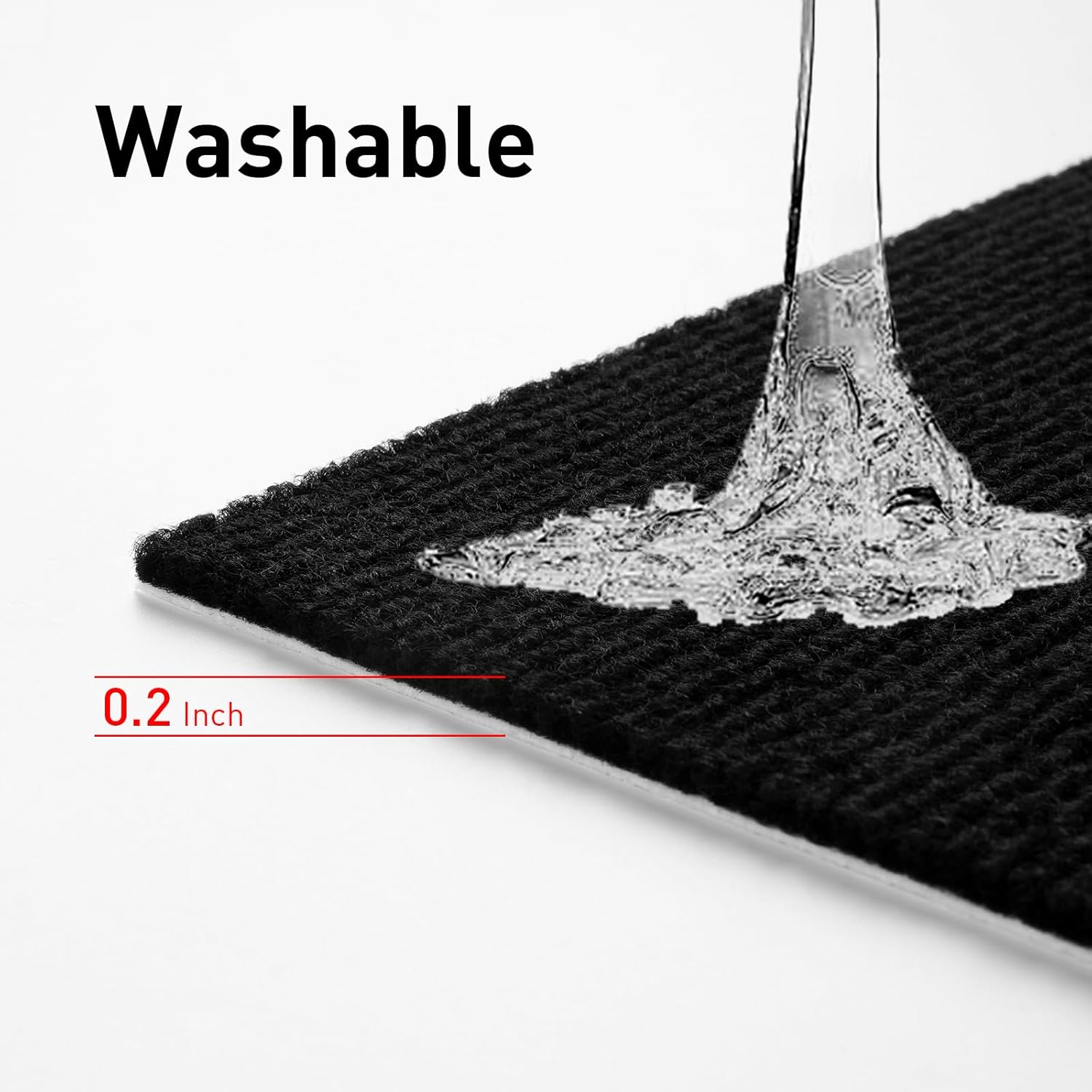 Livelynine 32 Piastrelle Moquette Autoadesive 30x30CM Nere - immagine 5