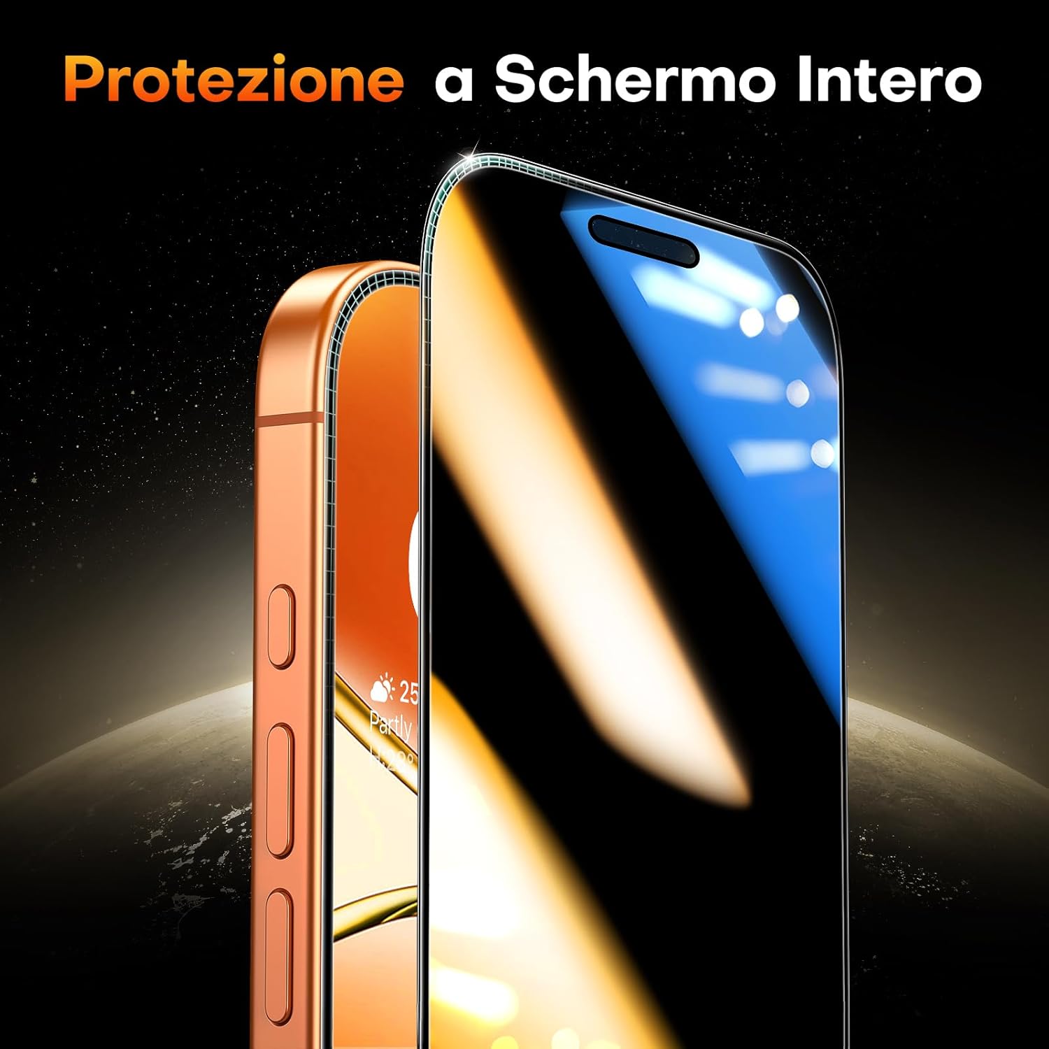 Tocol Privacy Pellicola Vetro Temperato per iPhone 17 Pro - immagine 8