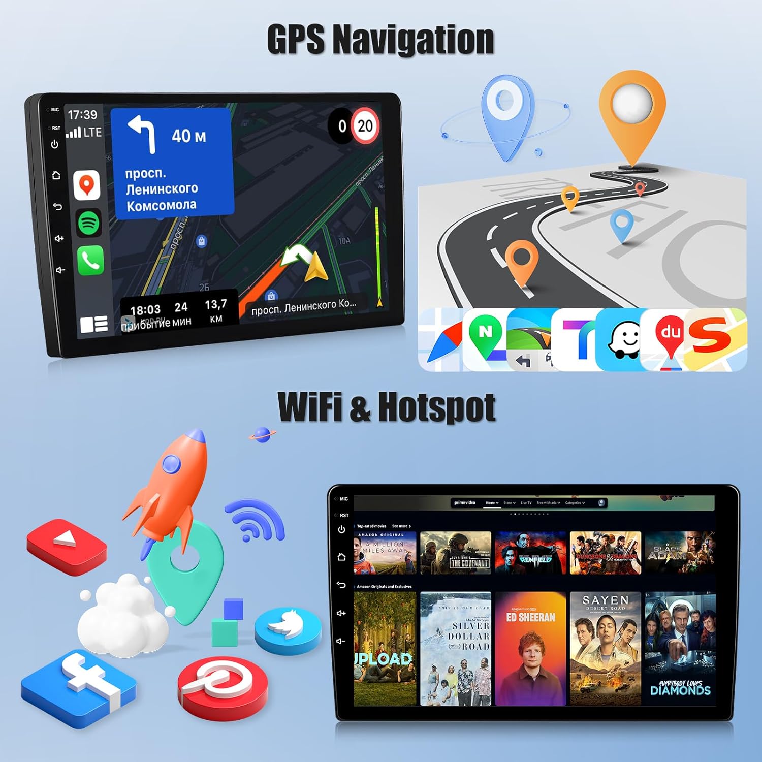 Oiliehu Autoradio Android 15 8 Core per Peugeot 208/2008 - immagine 5