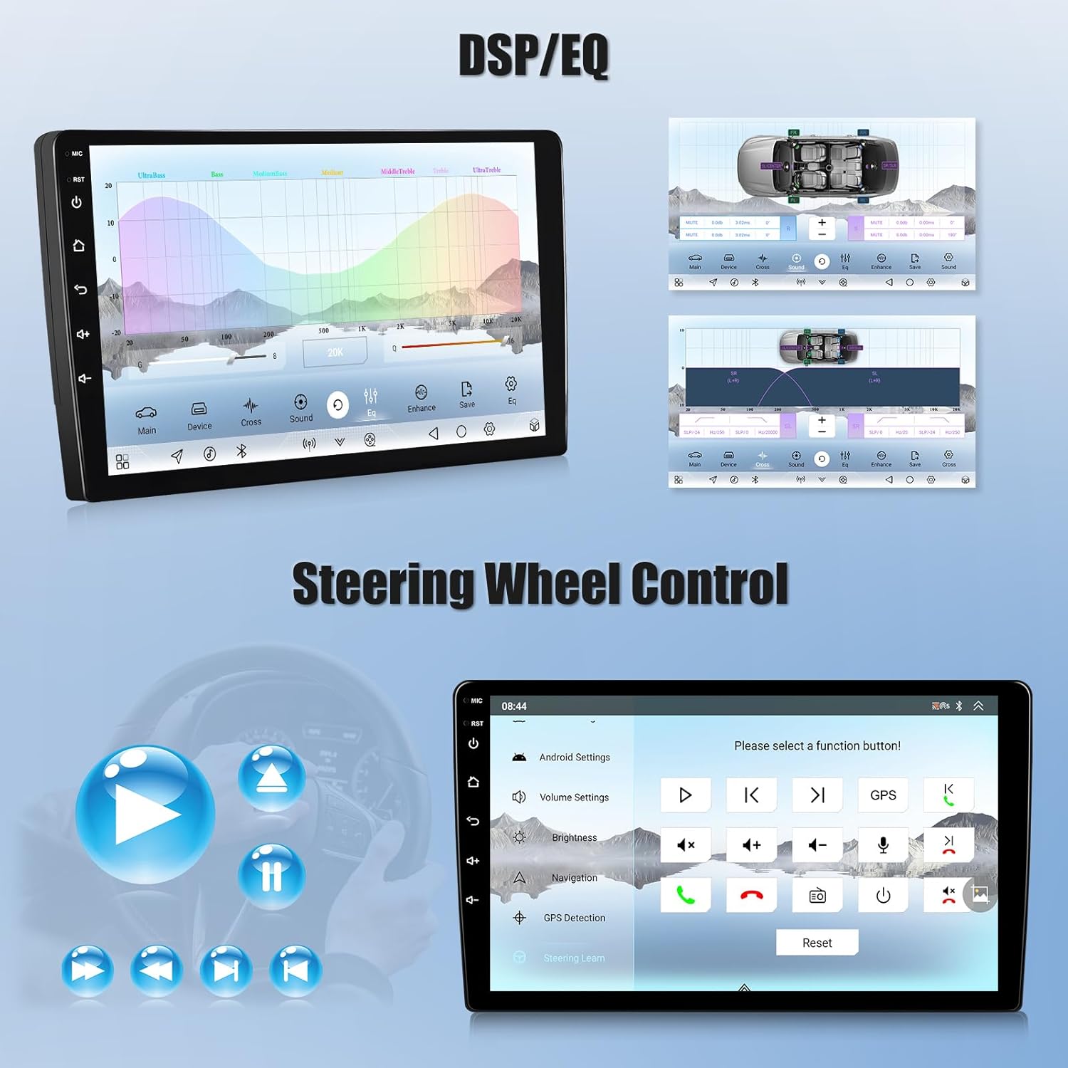 Oiliehu Autoradio Android 15 8 Core per Peugeot 208/2008 - immagine 7