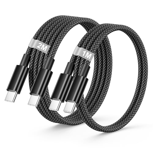 Cavo USB C a USB C 60W [1M+2M 2Pezzi]