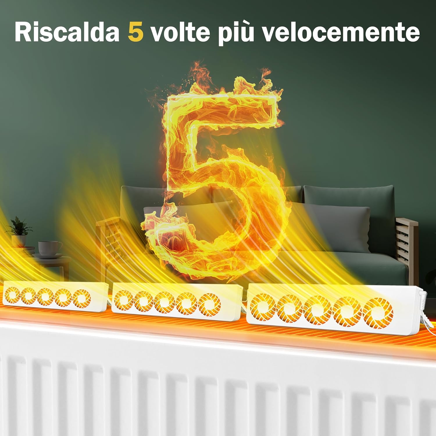 ecoCalm Ventole per Termosifoni 2.0 con Termostati - immagine 3