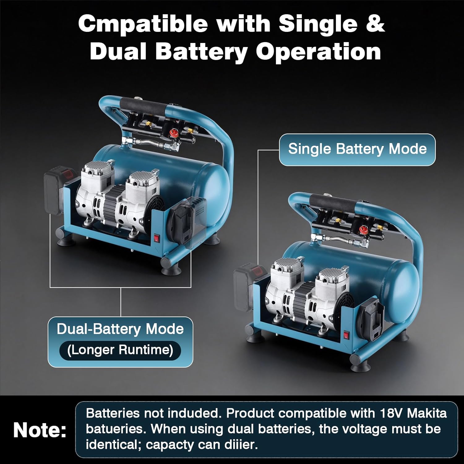 Compressore d'Aria Silenzioso 7,5 bar 9L - immagine 2
