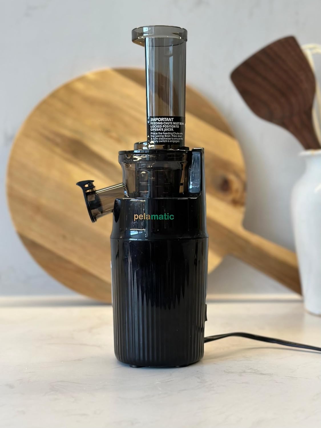 Pelamatic Estrattore di Succo Lento Compatto, Nero - immagine 4