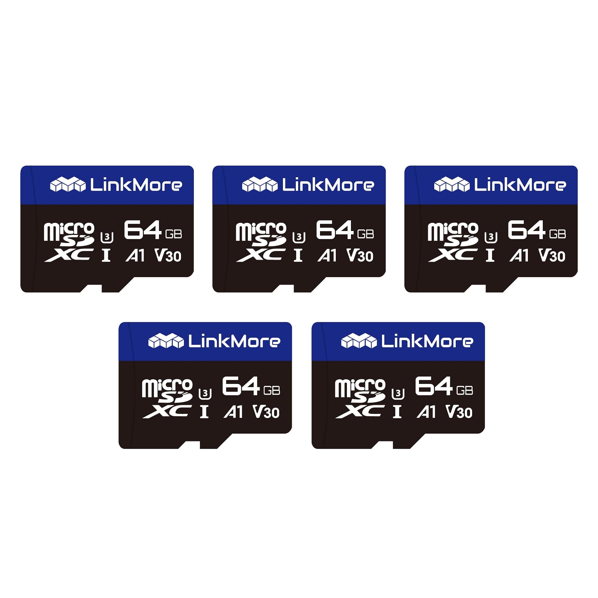 Linkmore Scheda MicroSDXC 64GB (5 pezzi) XV13
