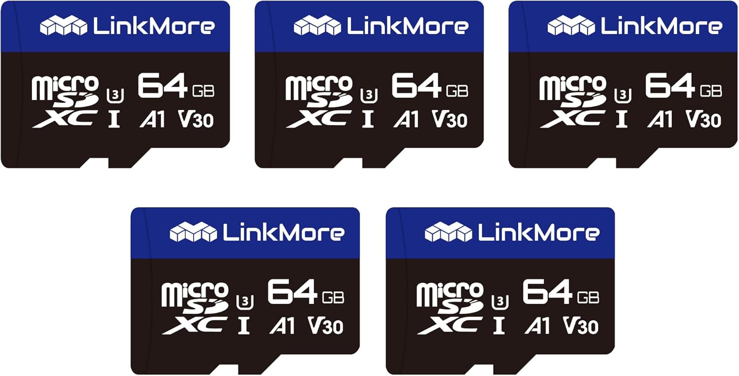 Linkmore Scheda MicroSDXC 64GB (5 pezzi) XV13 - immagine 1