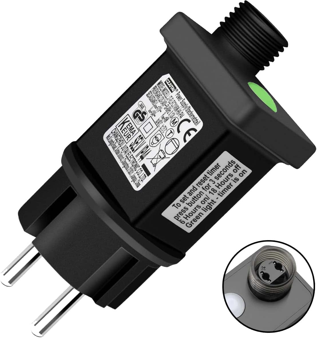 Trasformatore Luci Natale 24V 6W Impermeabile IP44