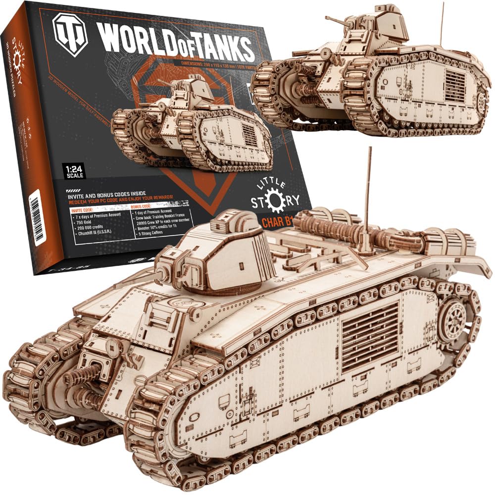 little story World of Tanks Panzer 3D - Carro Armato in Legno