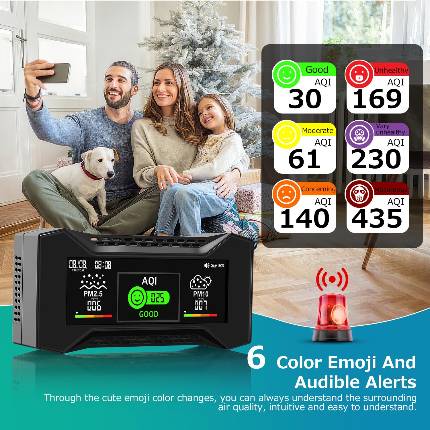 Carefor Monitor Qualità Aria Interna 10-in-1 - immagine 4