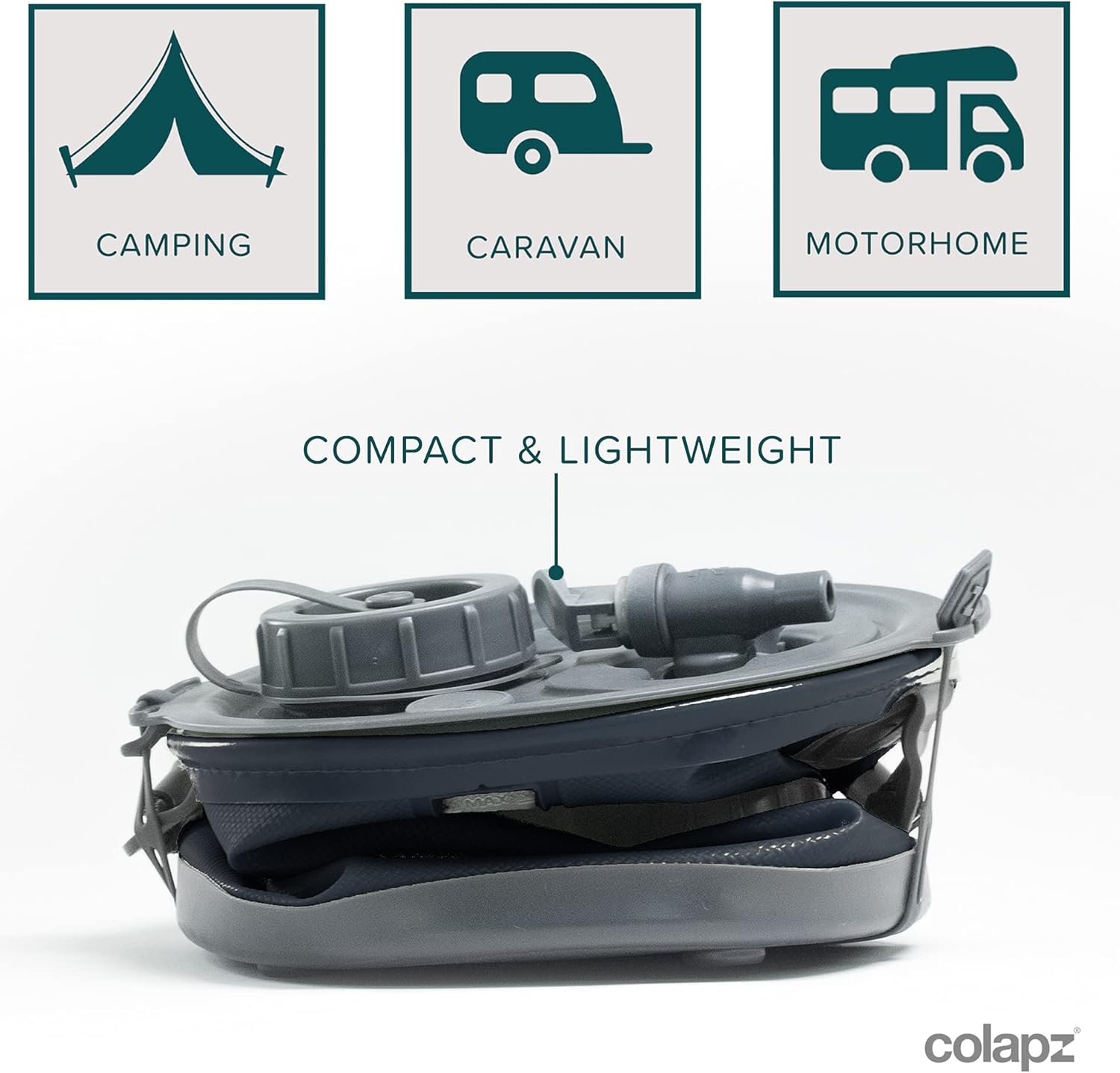 Colapz Serbatoio Acqua Campeggio 2 in 1 da 8 Litri - immagine 5