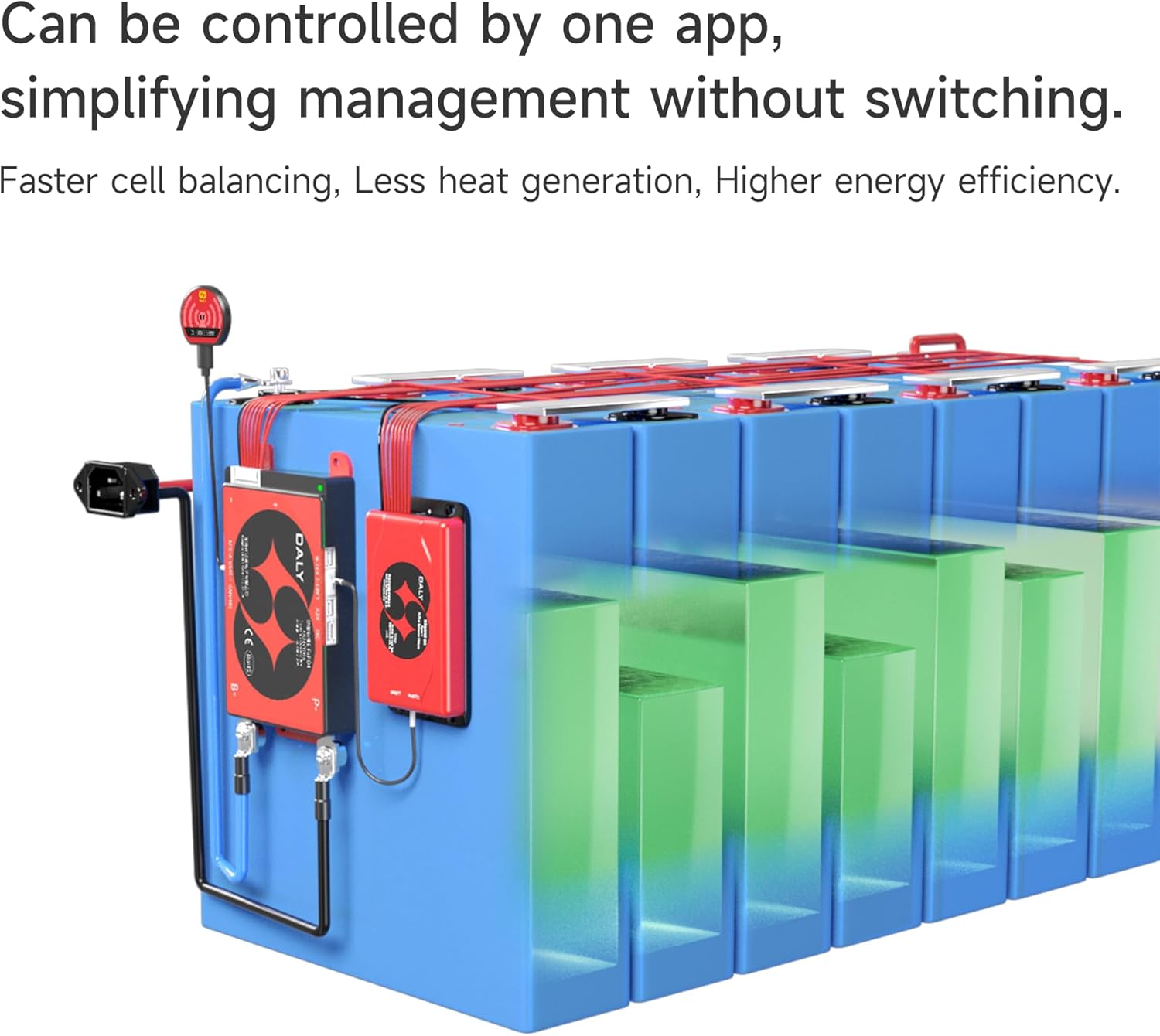 Daly BMS 24V 200A - Smart Balance 8S con Display - immagine 4