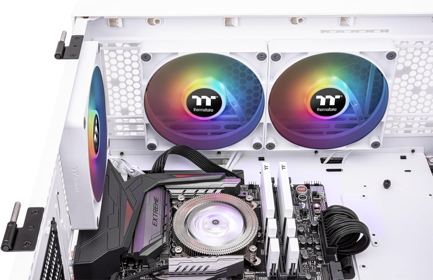 Thermaltake CT140 ARGB Sync PC Cooling Fan White | 2 Pack - immagine 10
