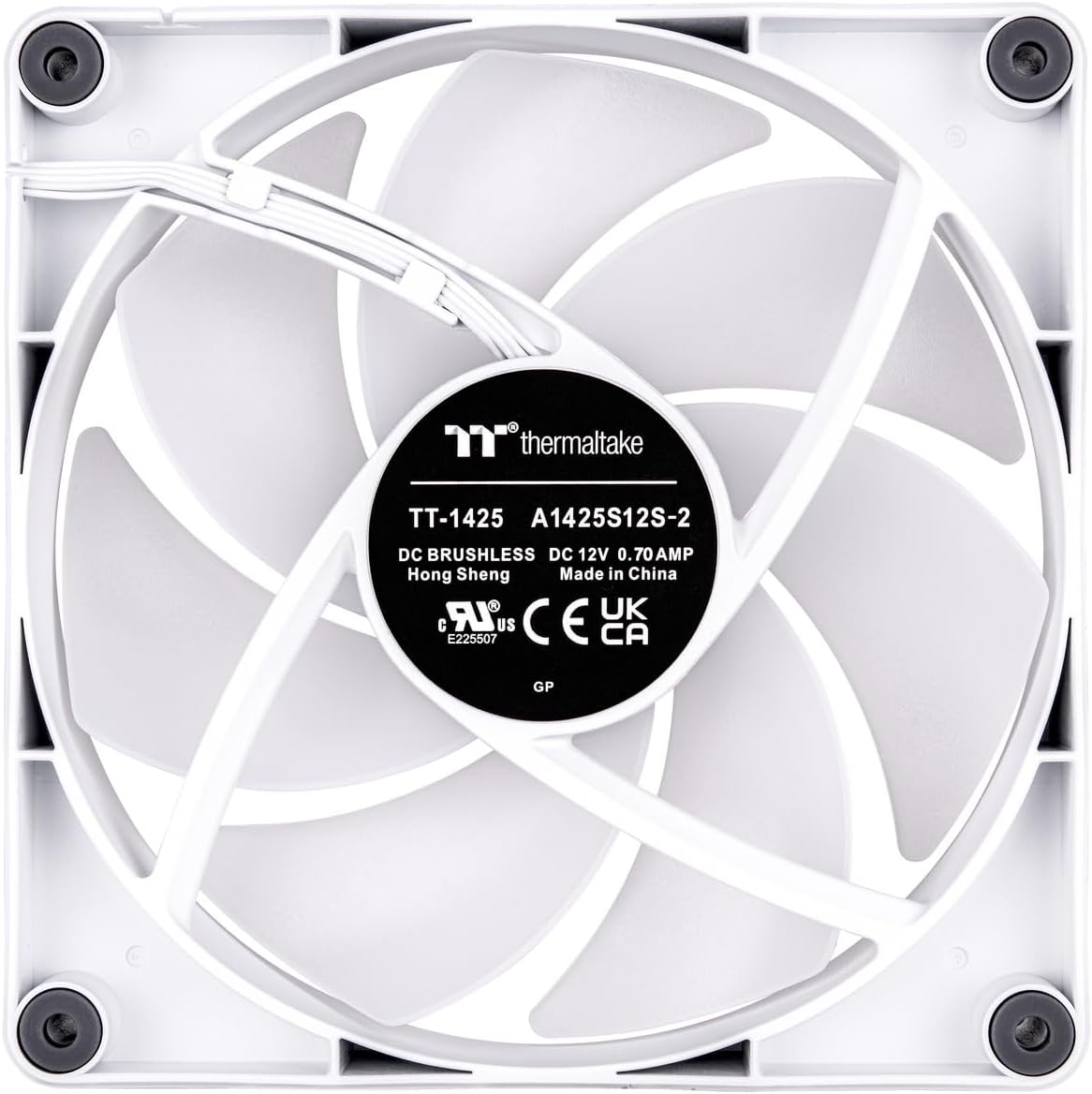 Thermaltake CT140 ARGB Sync PC Cooling Fan White | 2 Pack - immagine 2