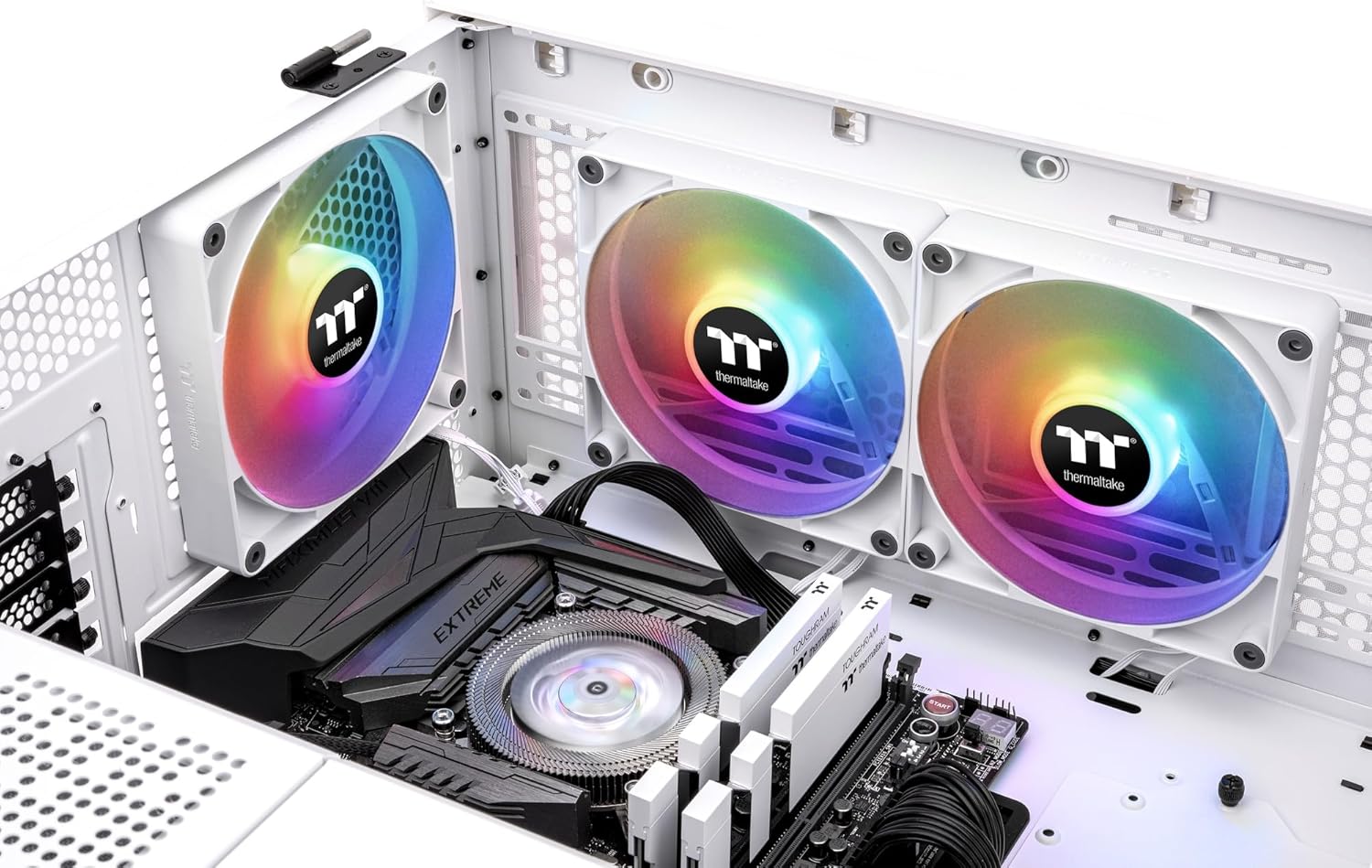 Thermaltake CT140 ARGB Sync PC Cooling Fan White | 2 Pack - immagine 9