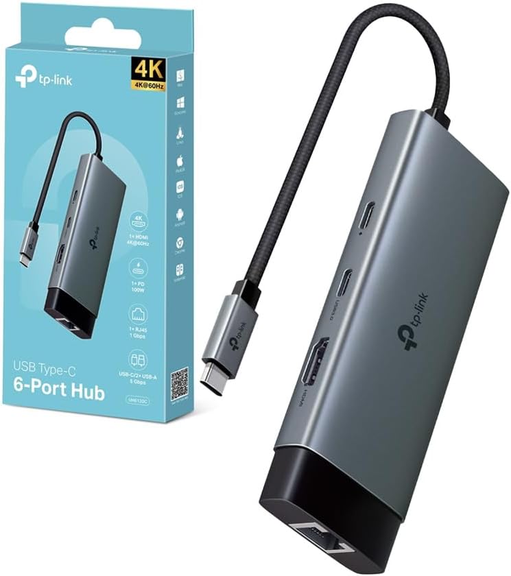Tp-link UH6120C Hub USB-C 6 in 1 - immagine 1
