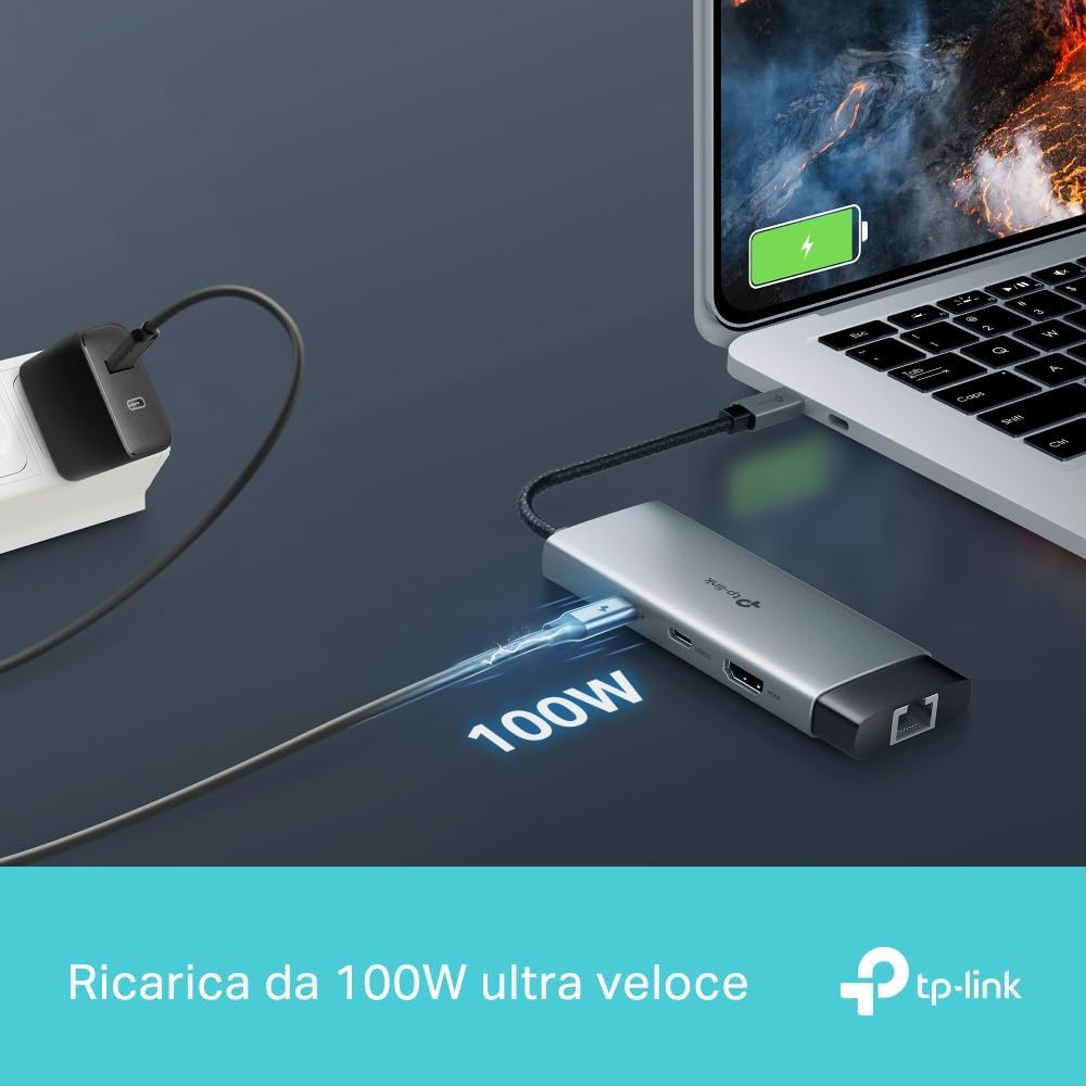 Tp-link UH6120C Hub USB-C 6 in 1 - immagine 8