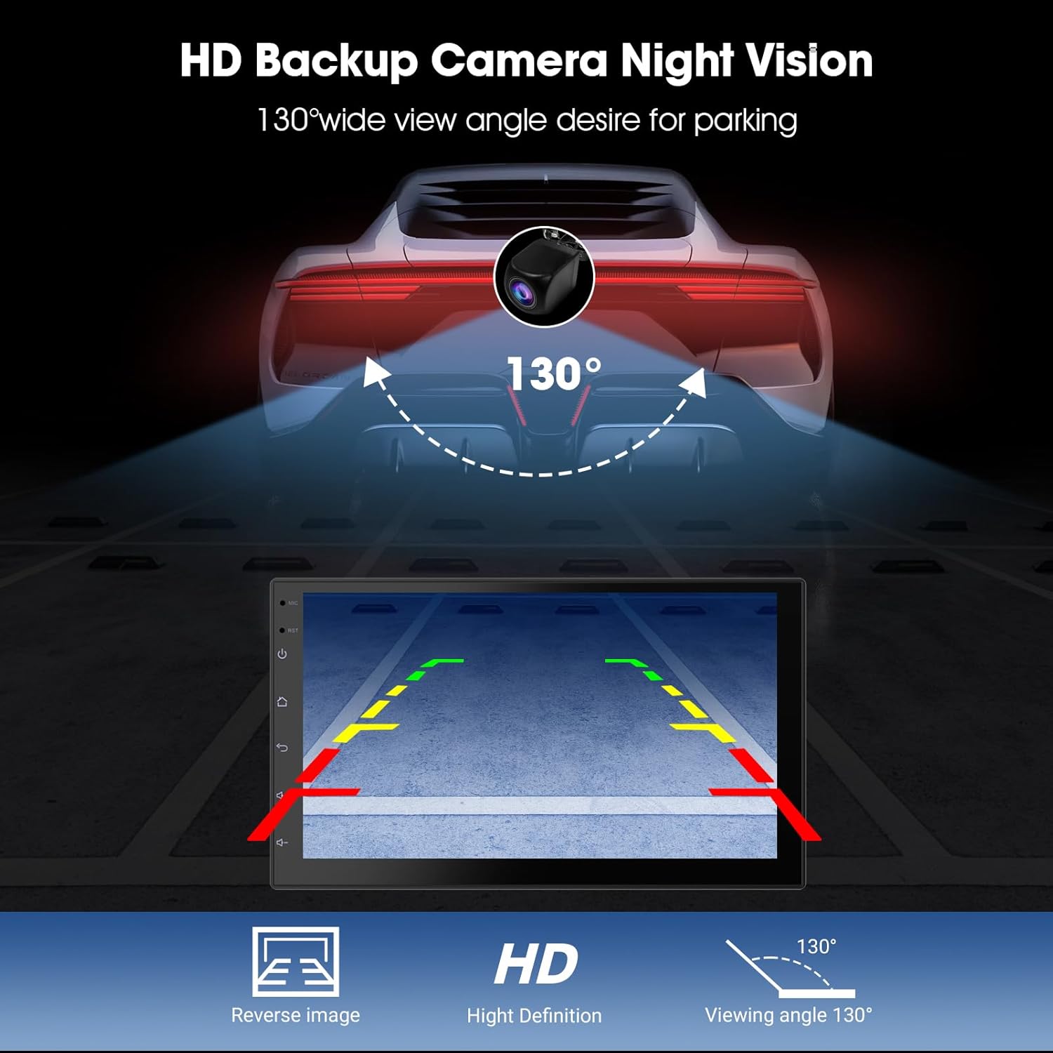 Haudio Autoradio 2 DIN CarPlay Wireless & Android Auto 7" - immagine 7