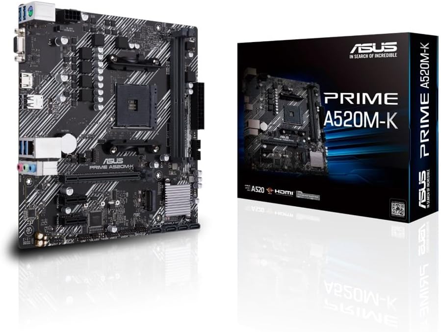 ASUS Prime A520M-K AMD A520 Micro ATX - immagine 1