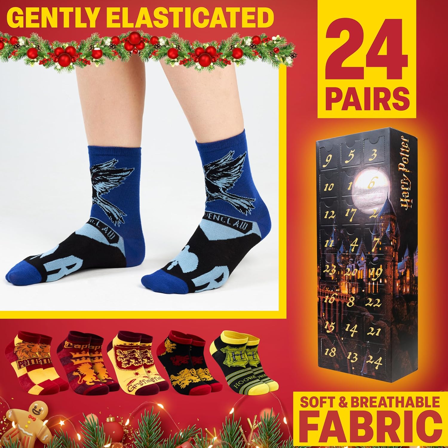 Get Trend Harry Potter - Calendario Avvento Calze 2025 - immagine 4