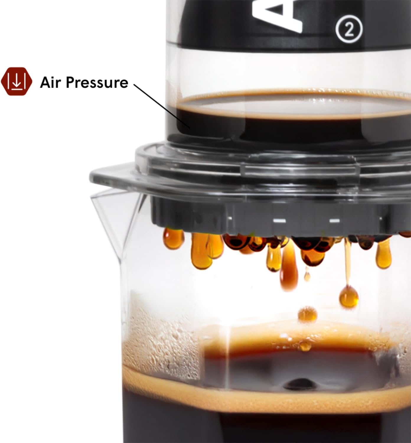 Aeropress Clear XL Pressa da Caffè 3 in 1 - immagine 4