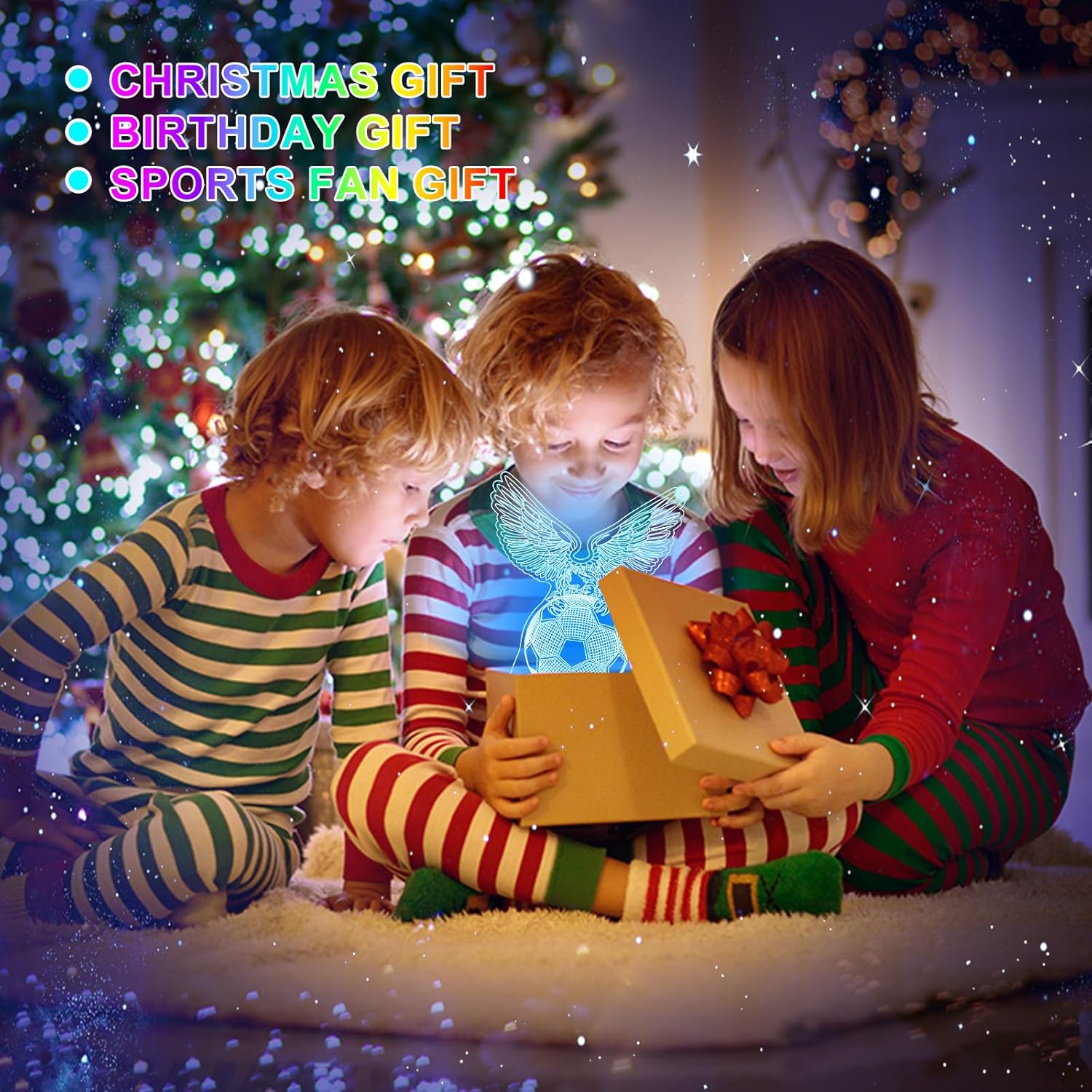 UneedMe Lampada Illusione 3D Pallone da Calcio - immagine 5